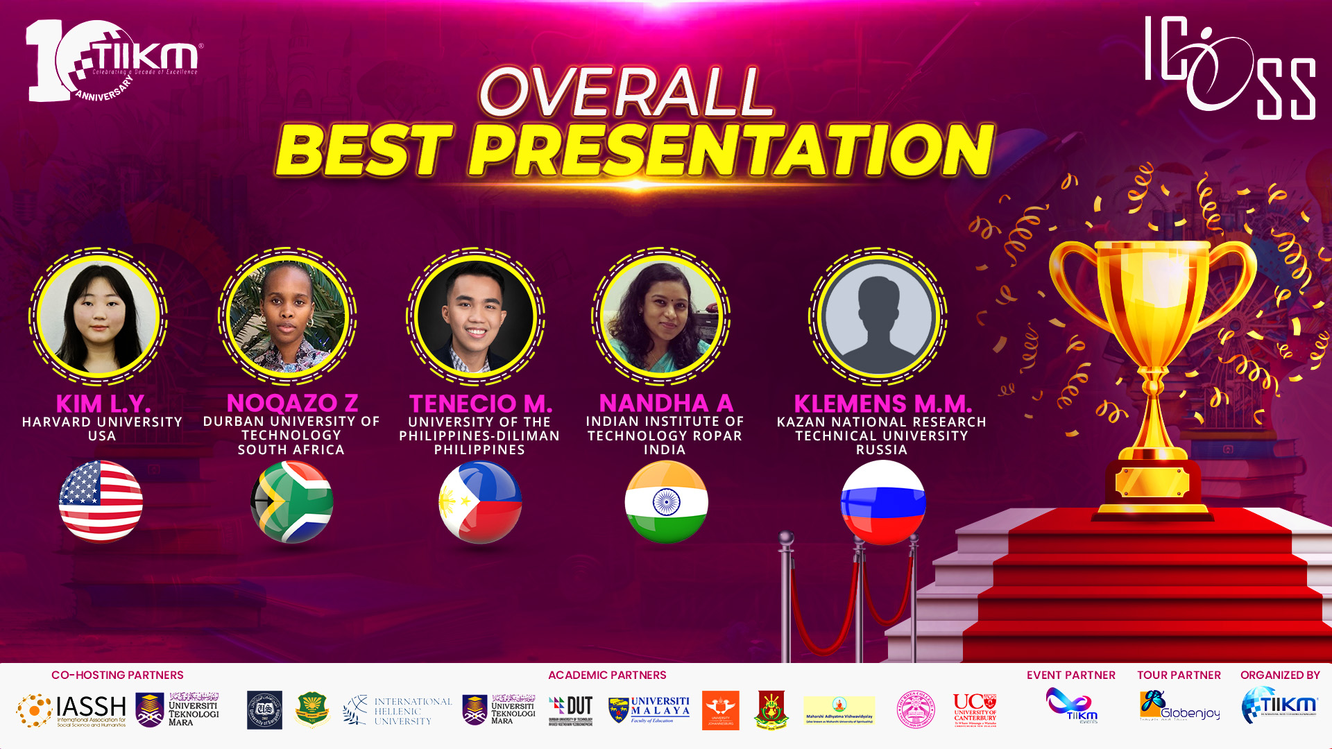 overall best presenters